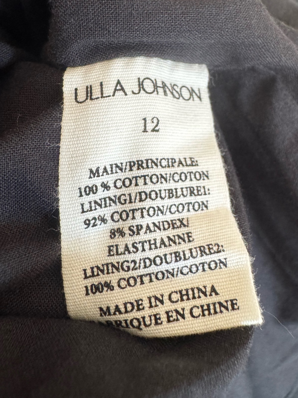 Ulla Johnson Polline Dress in Black Size 12 - Picture 9 of 11